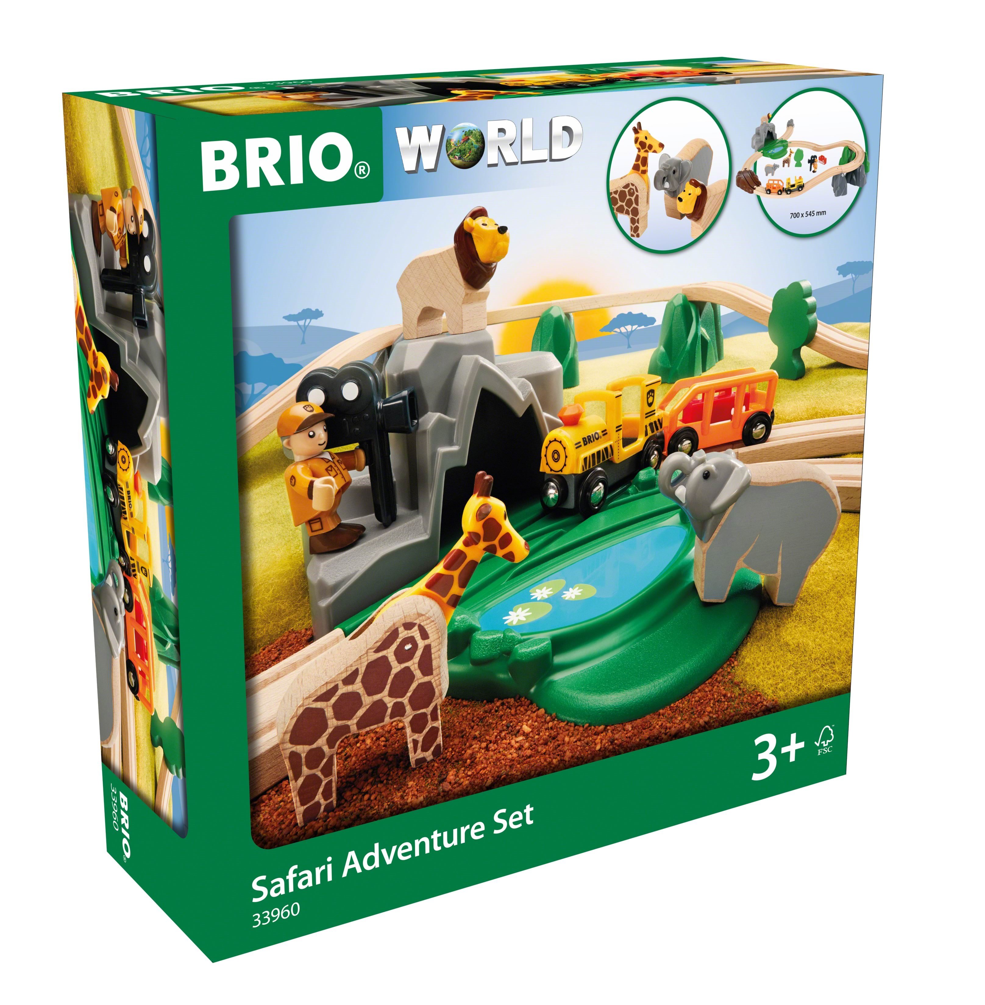 Brio 33960 Safarieventyrsæt, togbane Brio Tog