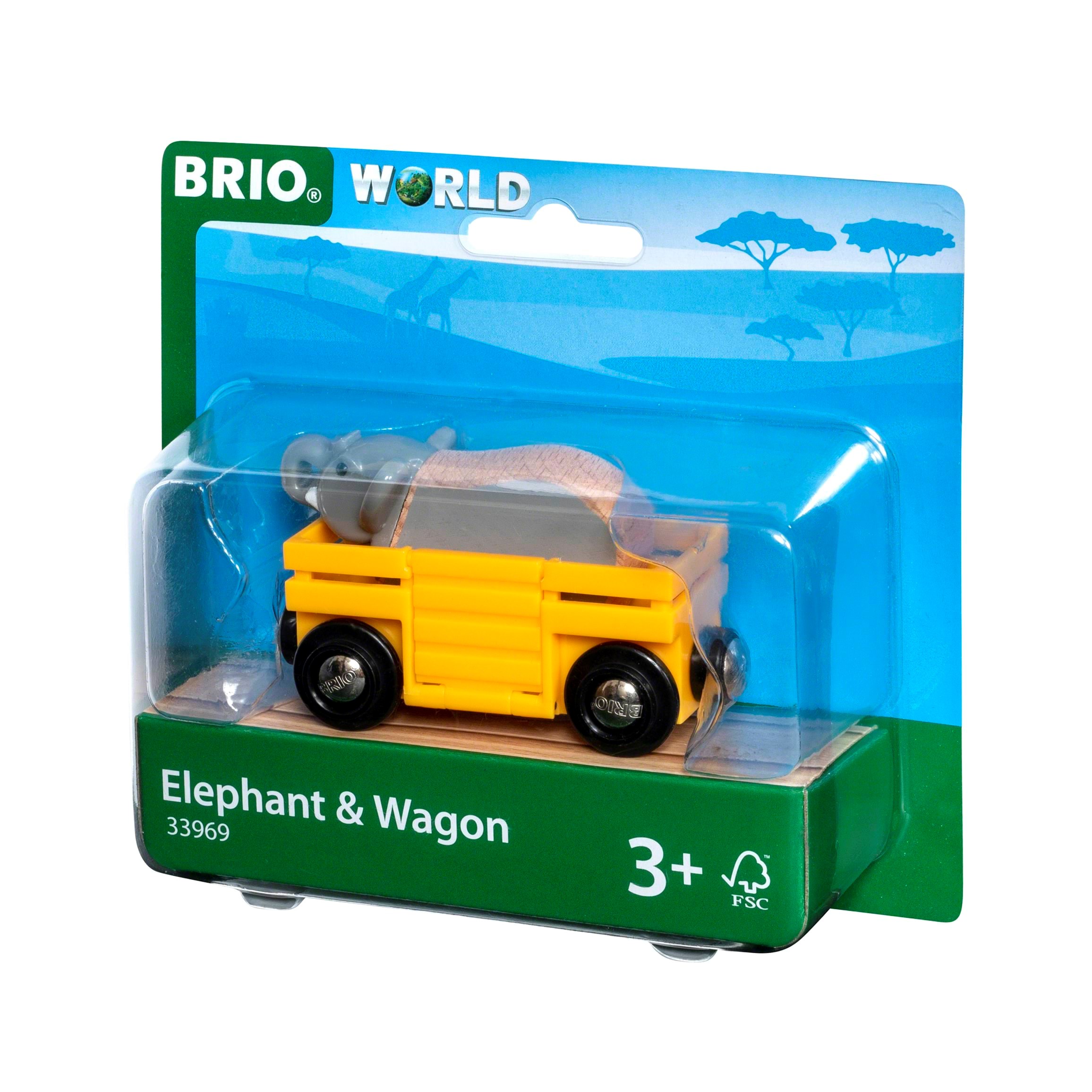 Brio Elefant og vogn Brio Tog 33969