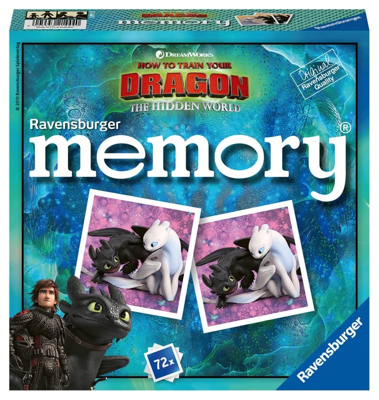 Ravensburger Dragon 3 memory D/F/INL/EN/E Brætspil 10621444