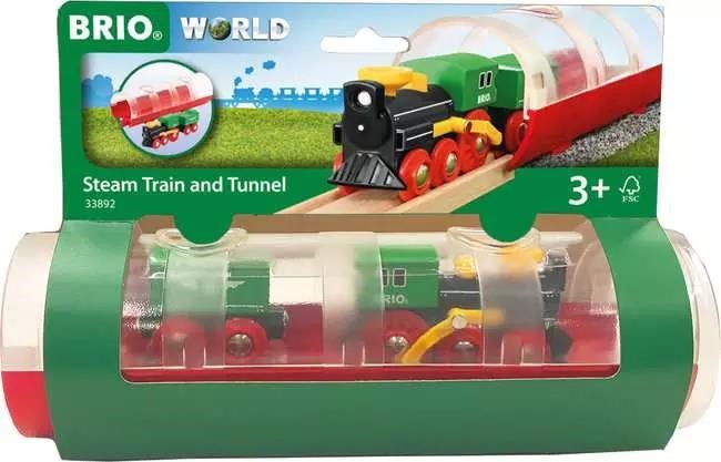 Brio 33892 Damplokomotiv og tunnel Brio Tog
