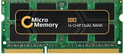CoreParts Memory - DDR3L - 8 GB - SO-DIMM 204-pin - unbuffered Ram Grøn MMG2495/8GB