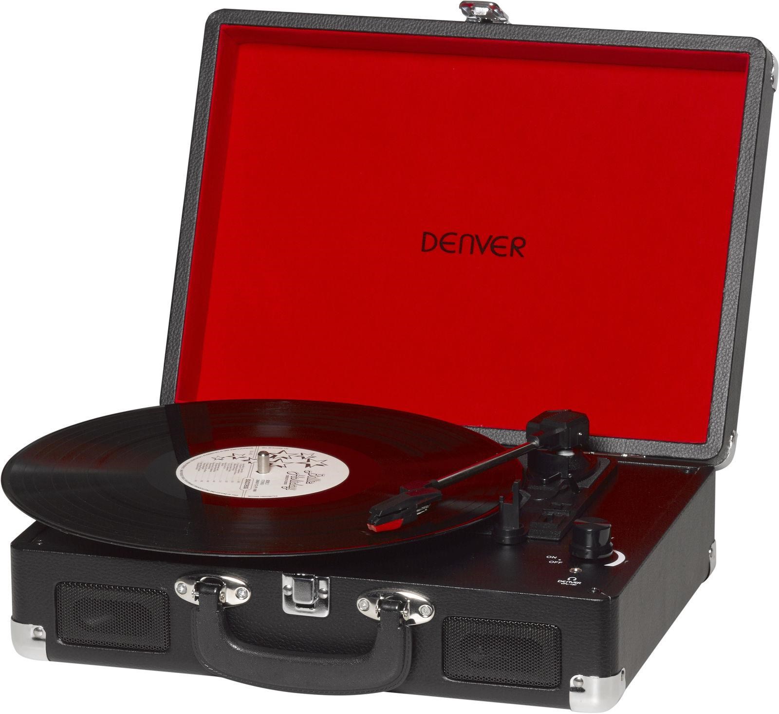 DENVER VPL-120 - turntable - Pladespiller Sort Pladespiller VPL-120BLACK