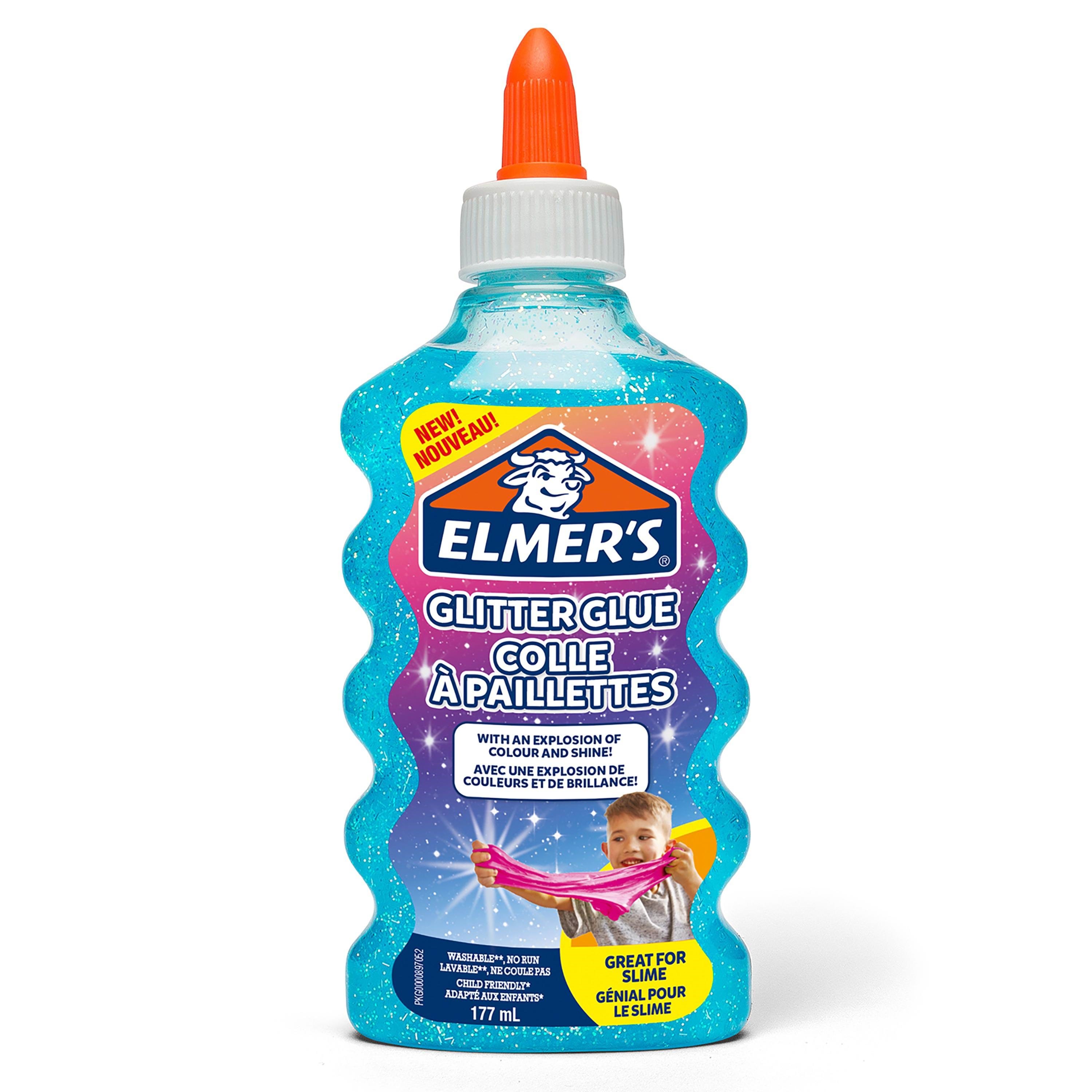 Elmer's PVA Glitter Glue | Blå | 177 ml Kreativt Legetøj 2077252
