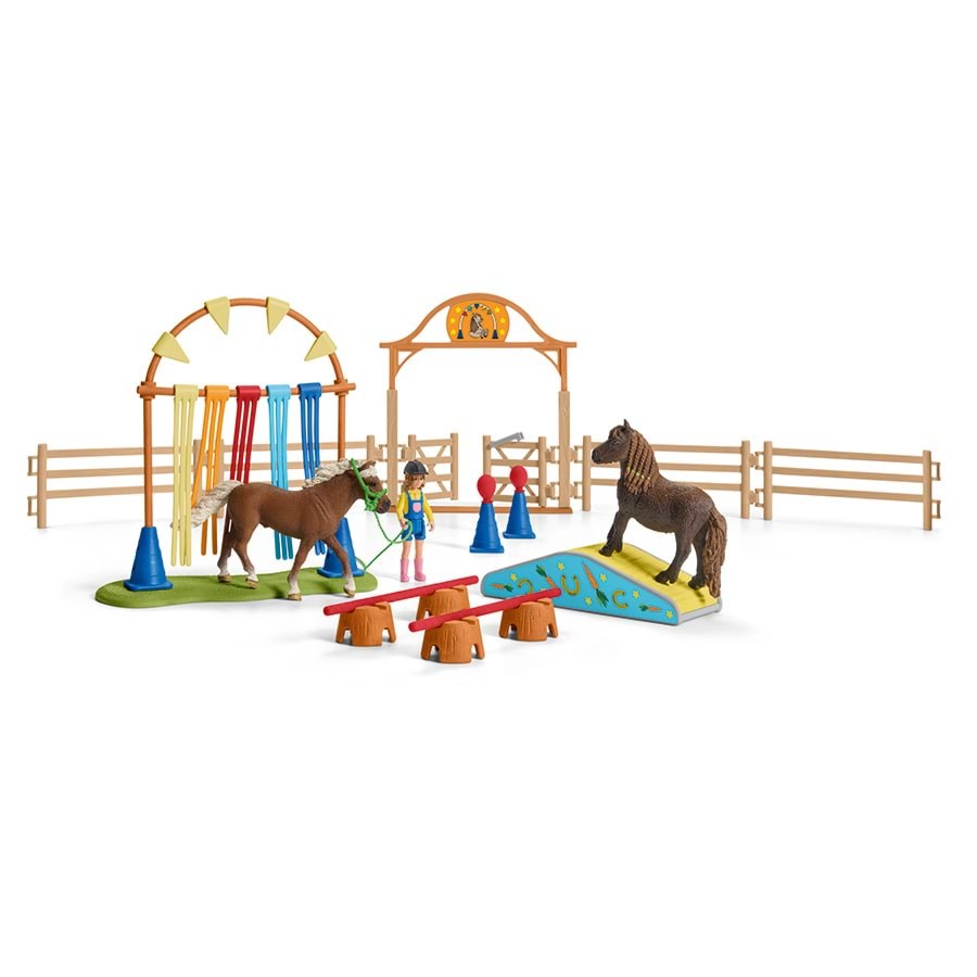 Schleich Pony agility-træning Legetøj 42481