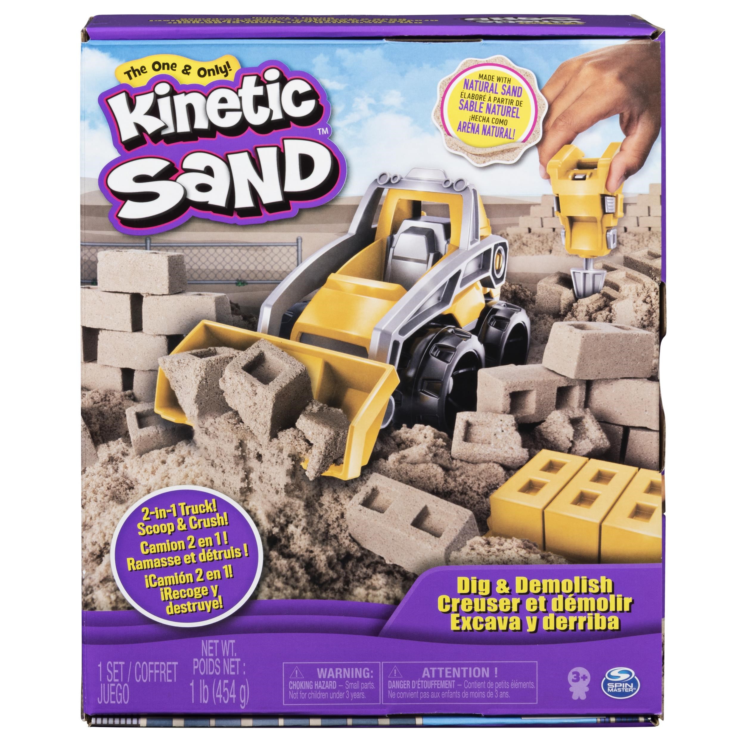 Kinetic Sand grav og nedriv sæt Kreativt Legetøj 6044178