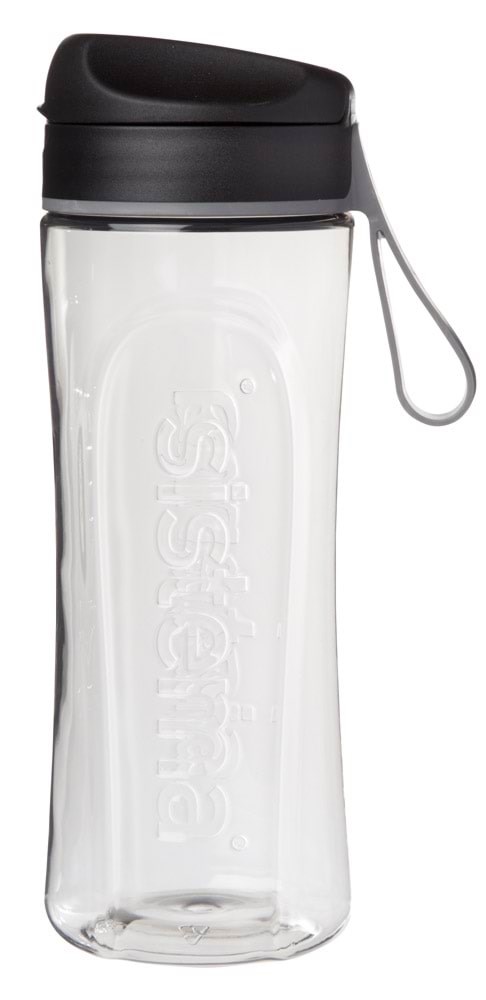 Sistema Tritan Swift Bottle 600ml Black Køkkentilbehør 640-6