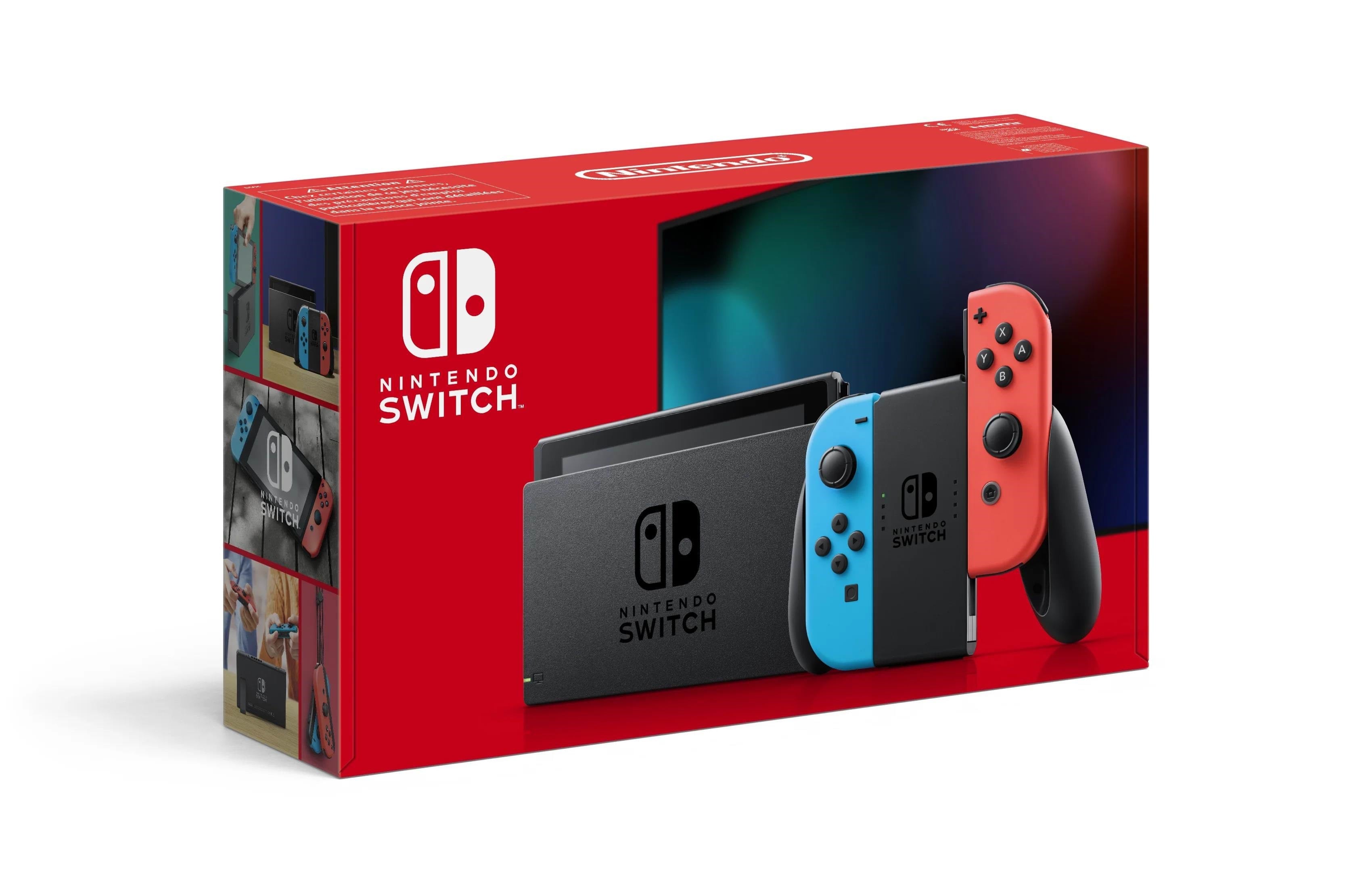 Nintendo Switch With Joy-Con - Neon Blue and Neon Red Spillekonsol 0045496453596
