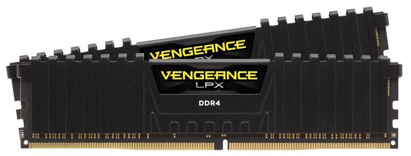 Corsair Vengeance LPX DDR4-3200 - 16GB - CL16 - Dual Channel (2 pcs) - Intel XMP - Sort