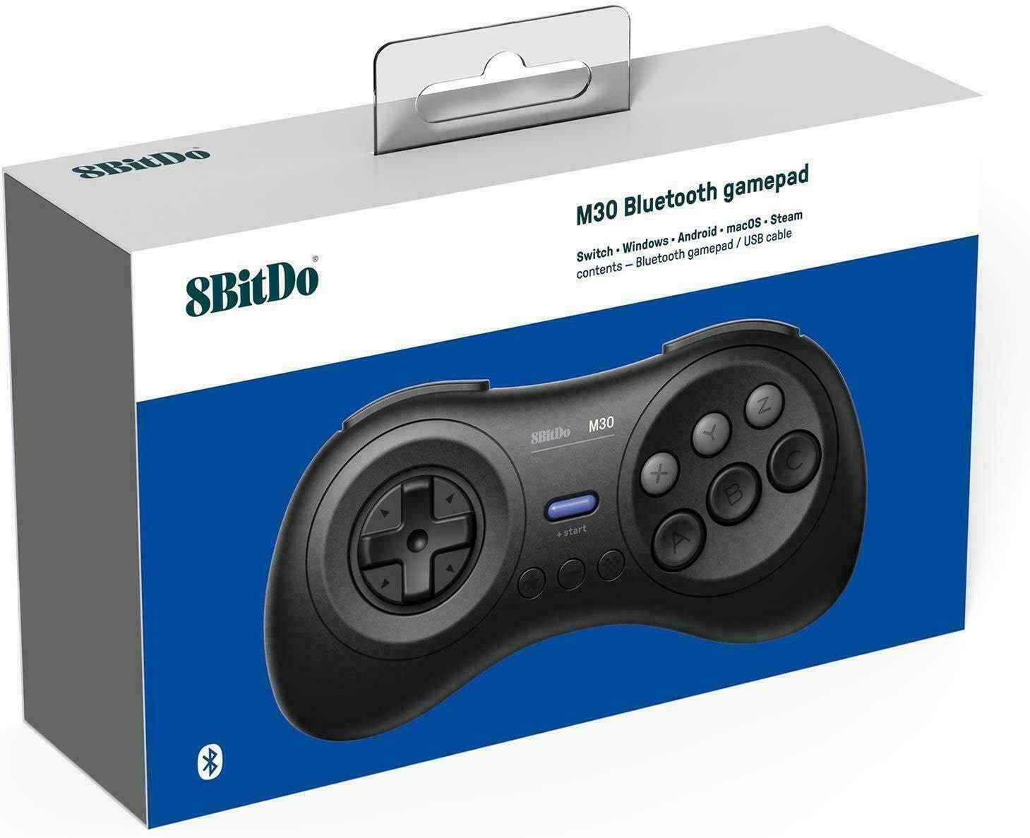 8BitDo M30 Bluetooth Wireless Pad - Wired Controller - Nintendo Switch