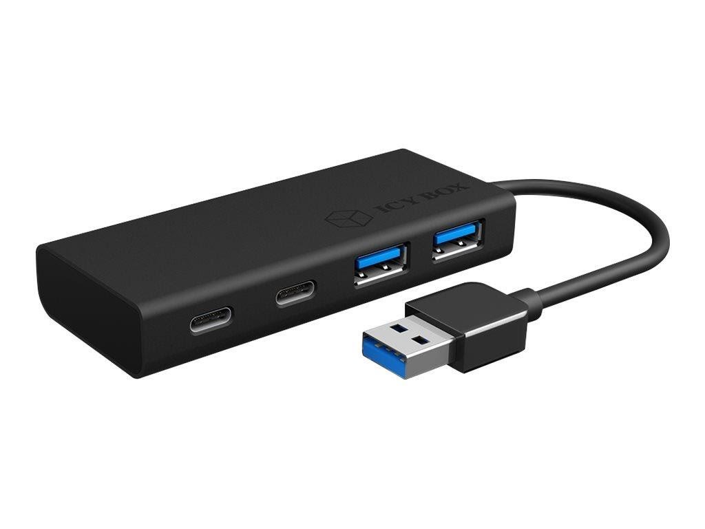 ICY BOX IB-HUB1426-U3 USB hub - 4 ports - Sort Usb Hub