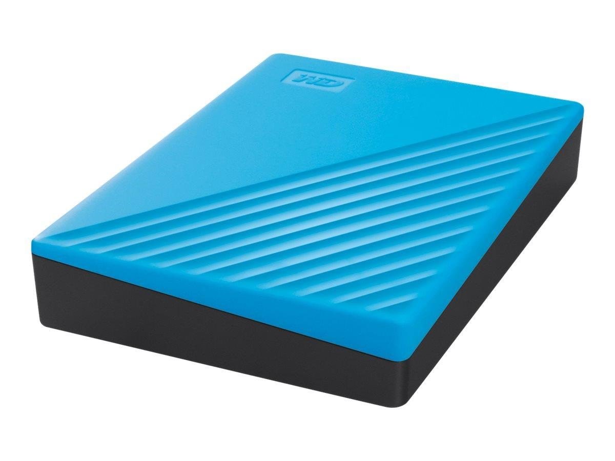 WD My Passport - 2TB - Ekstern Harddisk - Blå Ekstern Harddisk WDBYVG0020BBL-WESN