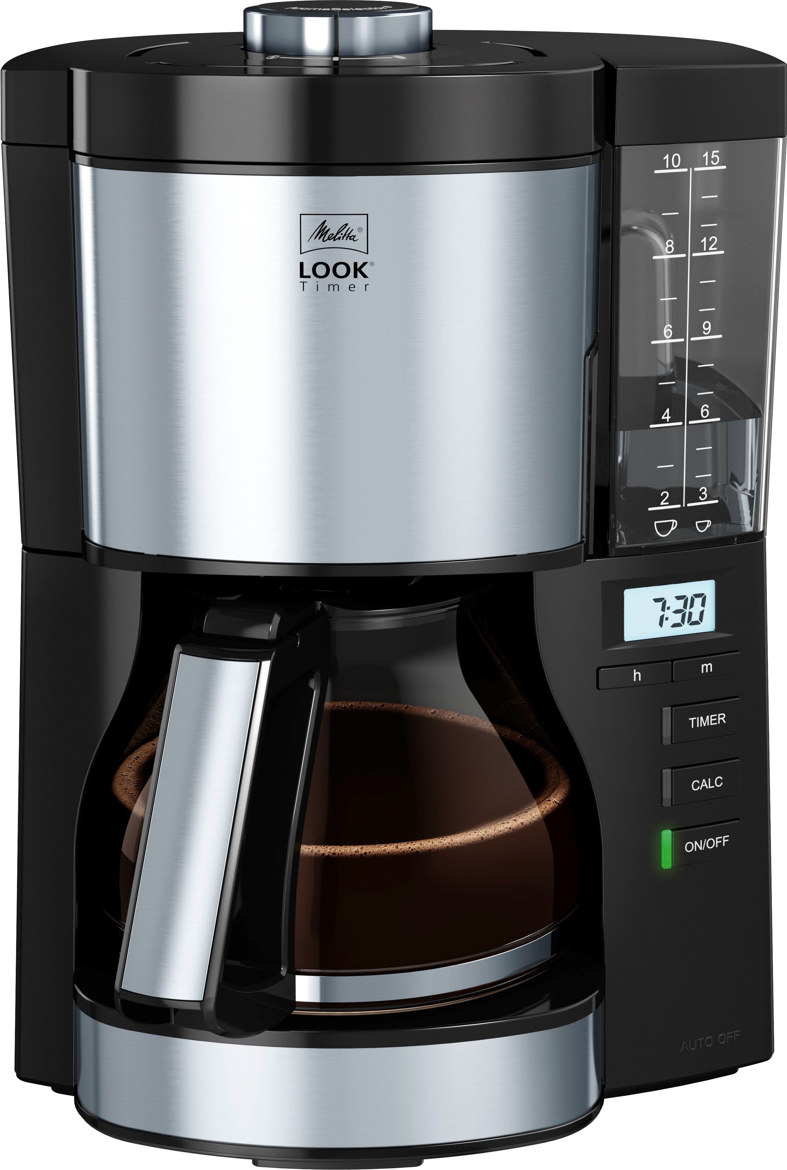 Melitta Look 5.0 Timer Black Kaffemaskine Sort 6766644