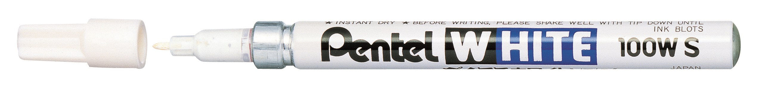 Pentel X100W-S White marker 2.0mm Round Tegneværktøj X100WS