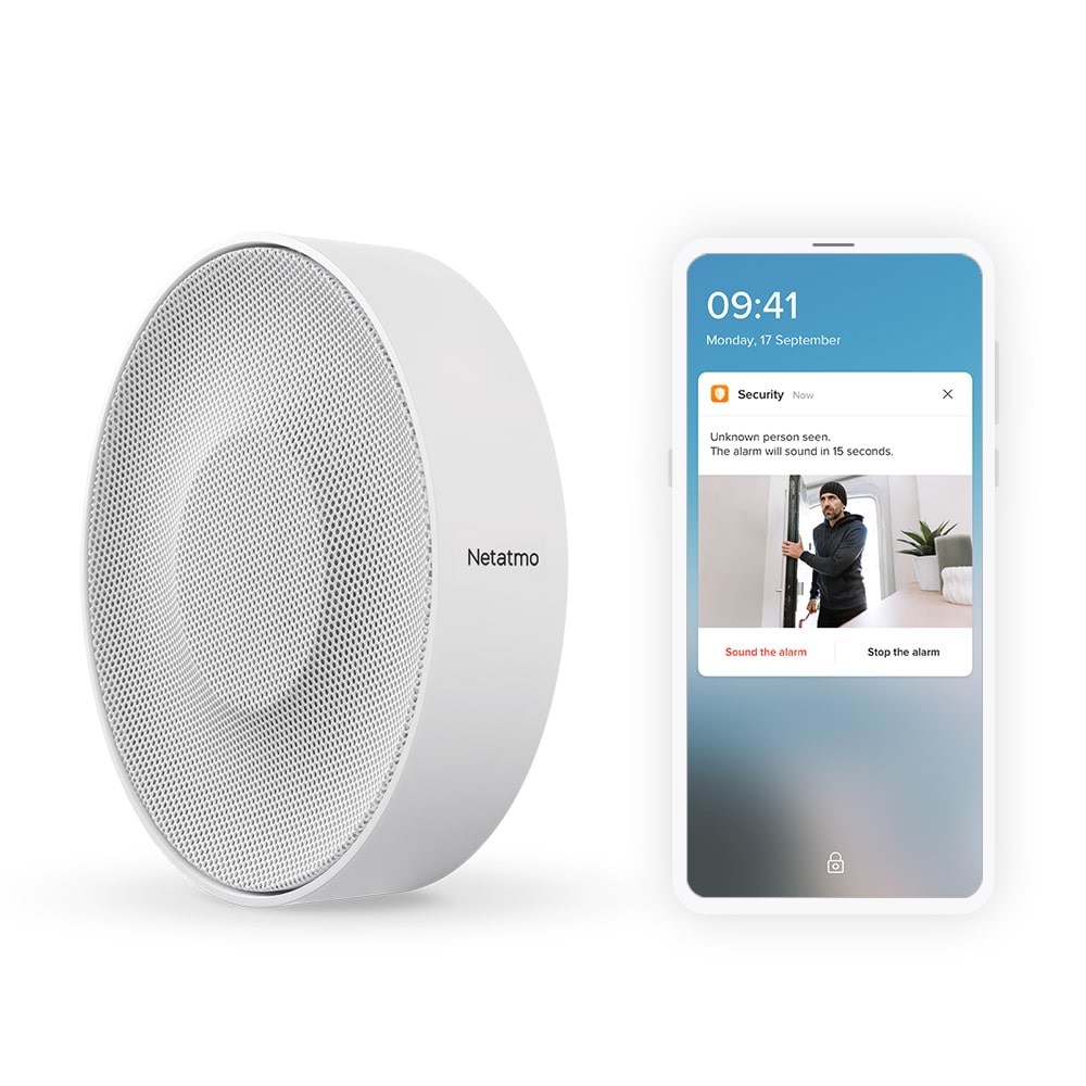 Netatmo Smart Indoor Siren Smart Home NIS01-EU