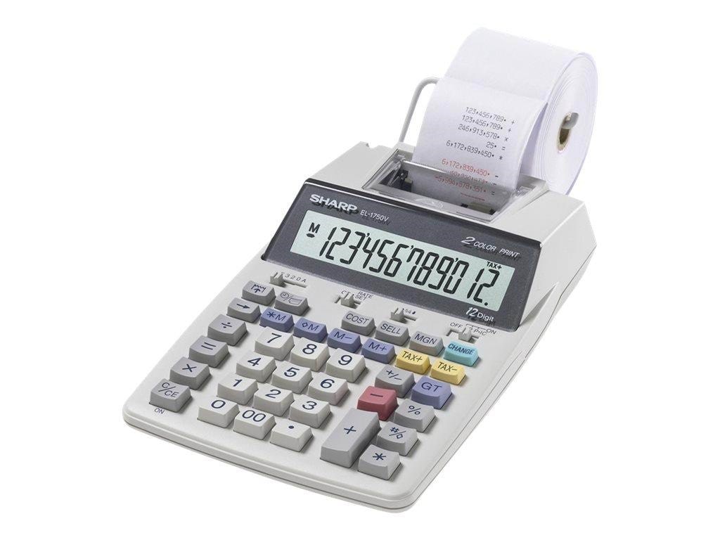 Sharp El-1750V Calculator Lommeregner EL-1750PIIIGY