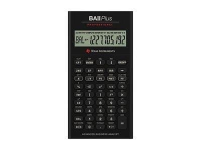 Texas Instruments BAII PLUS PROFESSIONAL - financial calculator Lommeregner BAII+PRO