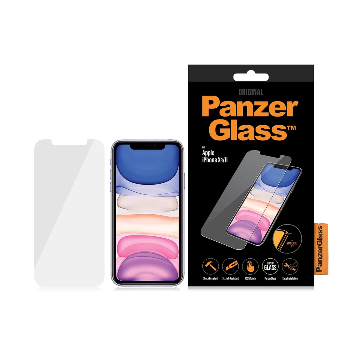 PanzerGlass Screen Protector Apple iPhone 11 | XR | Standard Fit Beskyttelsesglas PANZER2662
