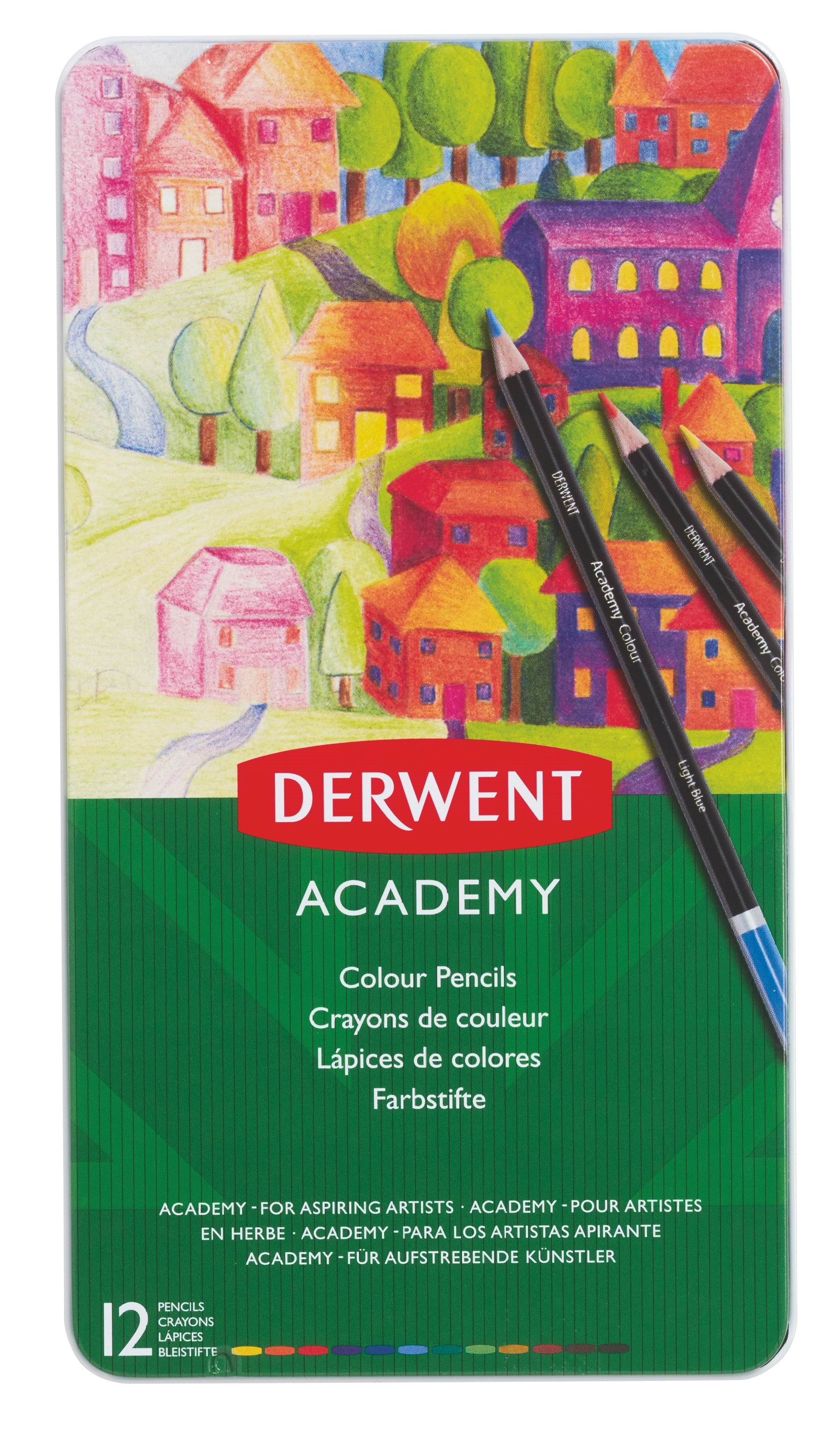 Derwent farveblyanter (12 stk.) Tegneværktøj Farvet blyant 2301937