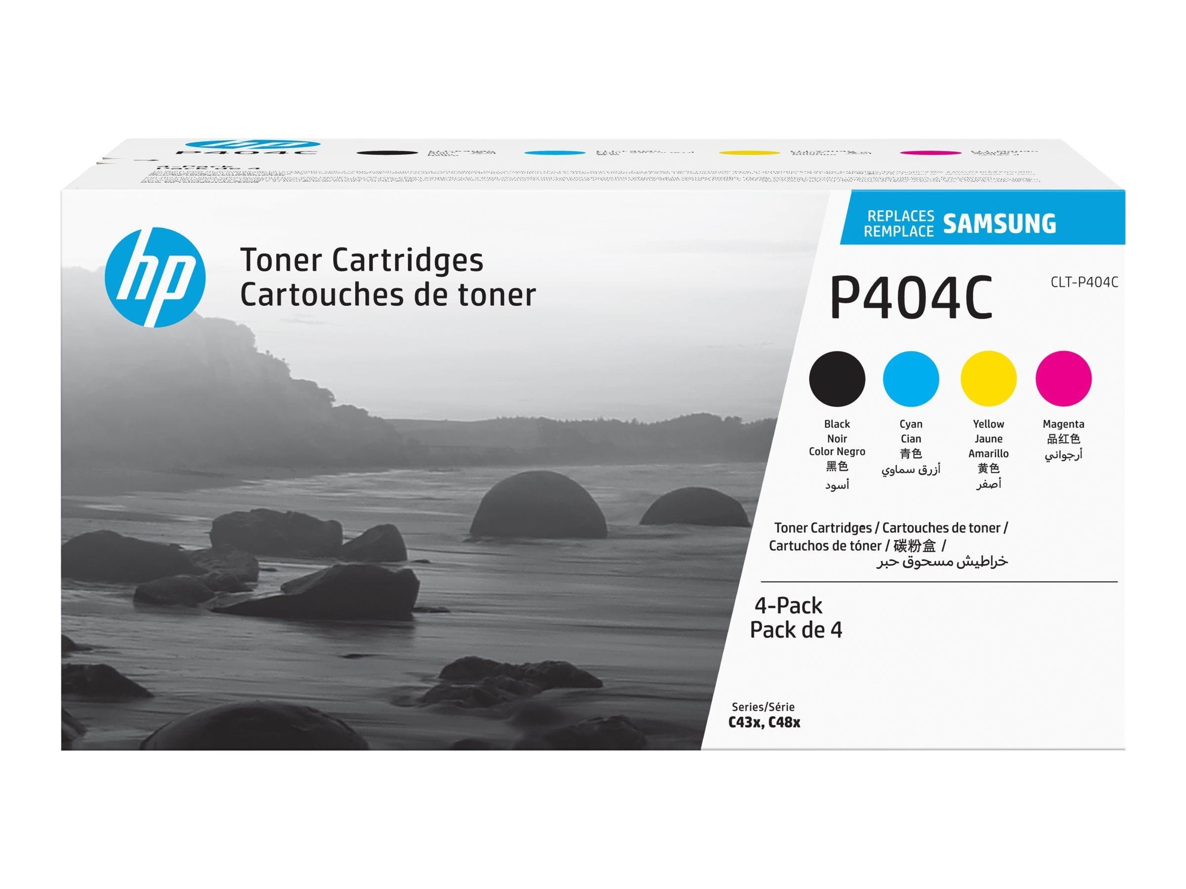 HP Samsung SU365A / CLT-P404C 4-Pack (Black Yellow Cyan Magenta) Printerpatron Og Toner