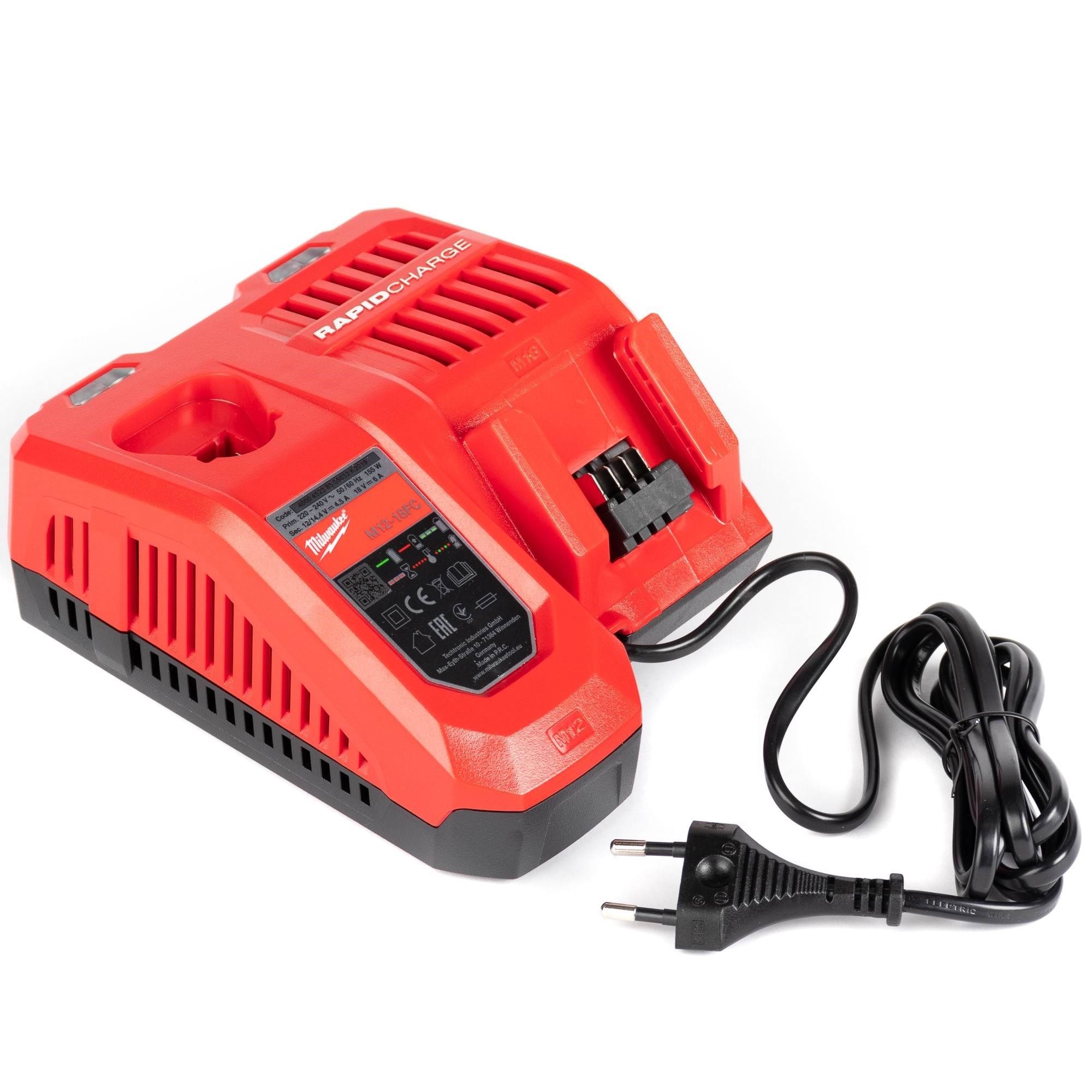 Milwaukee Rapid M12-18FC Charger Akku Lader