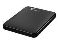 WD Elements Portable U3 - 5TB - Ekstern Harddisk - Sort Ekstern Harddisk WDBU6Y0050BBK-WESN