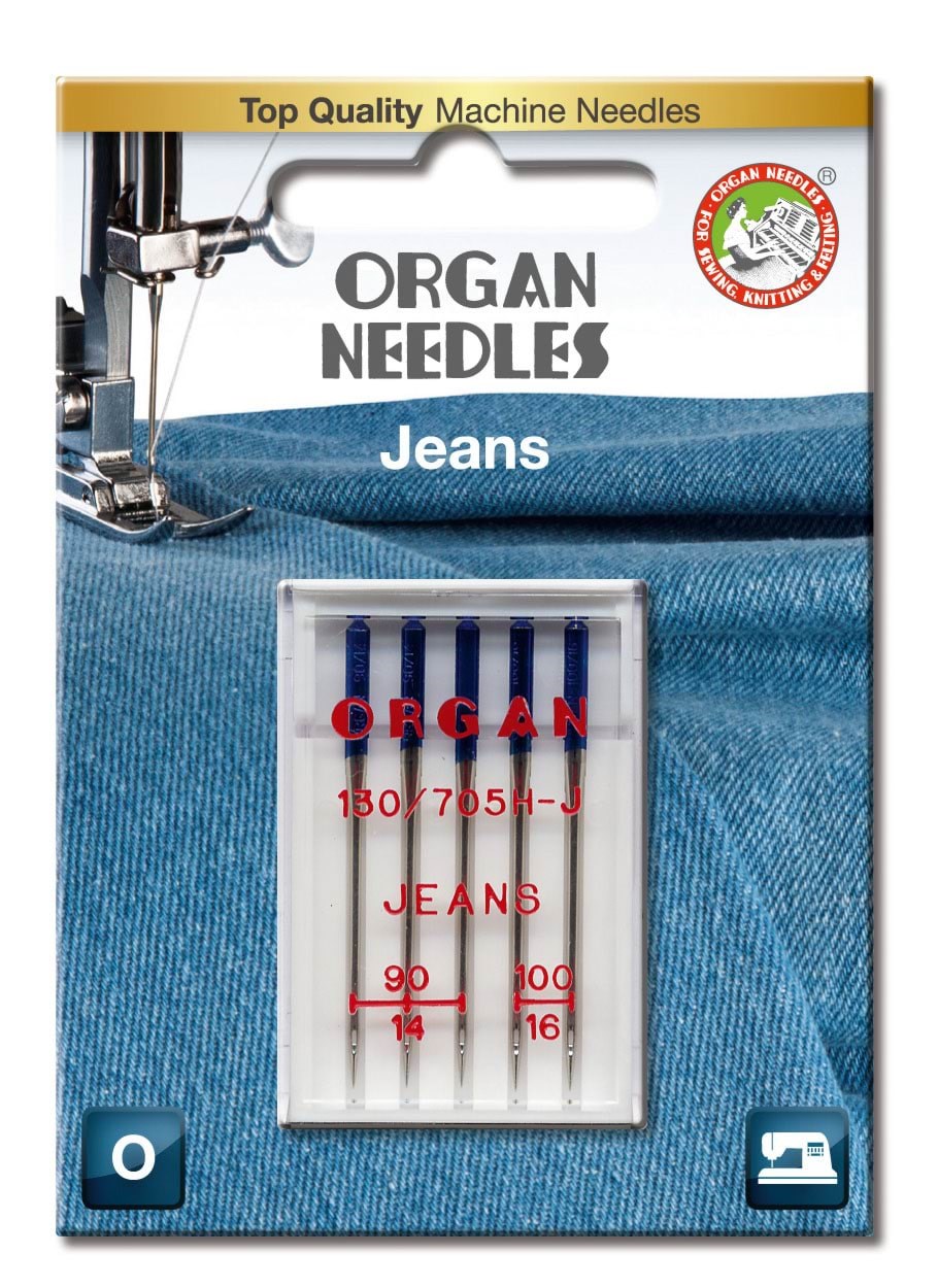 Organ Jeans needles ( ) Symaskine 130/705 H-J