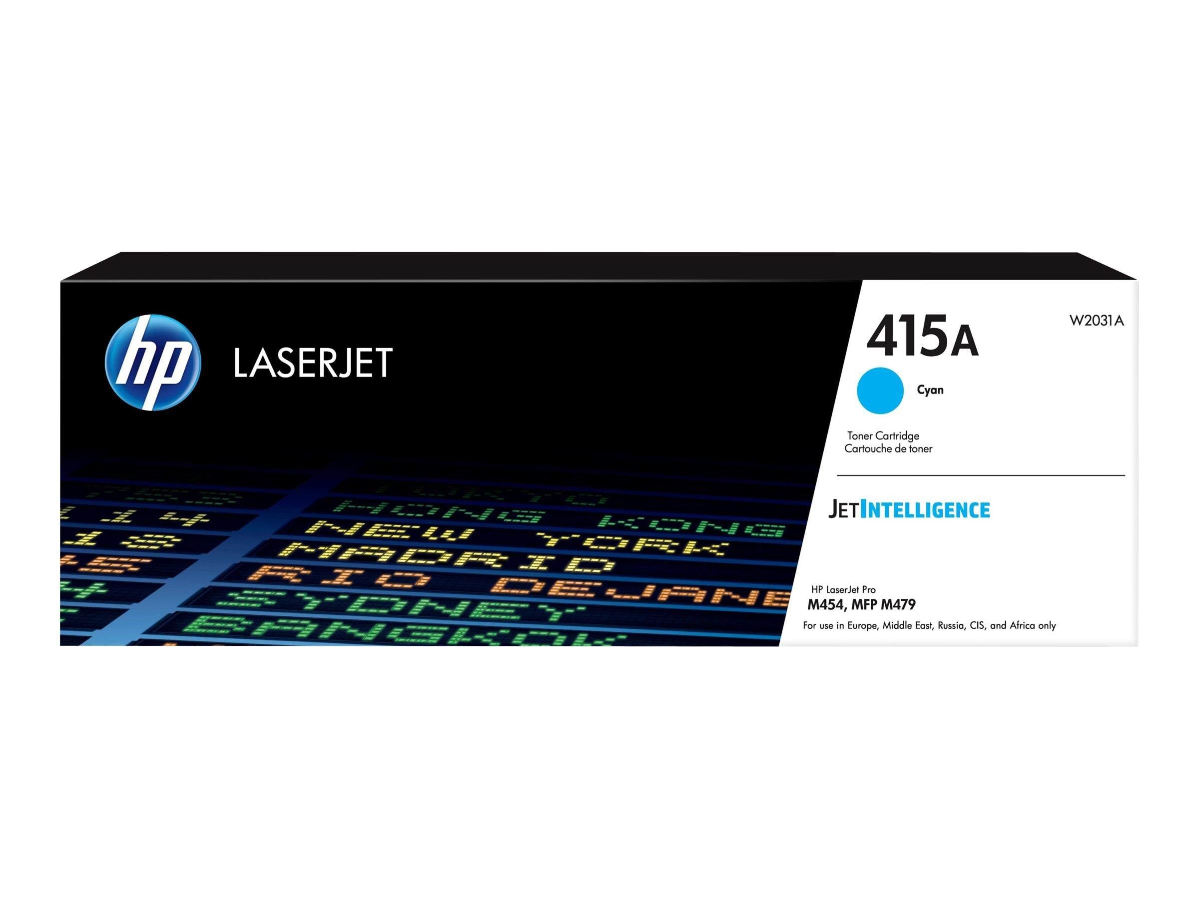 HP 415A / W2031A Cyan Toner Printerpatron Og Toner