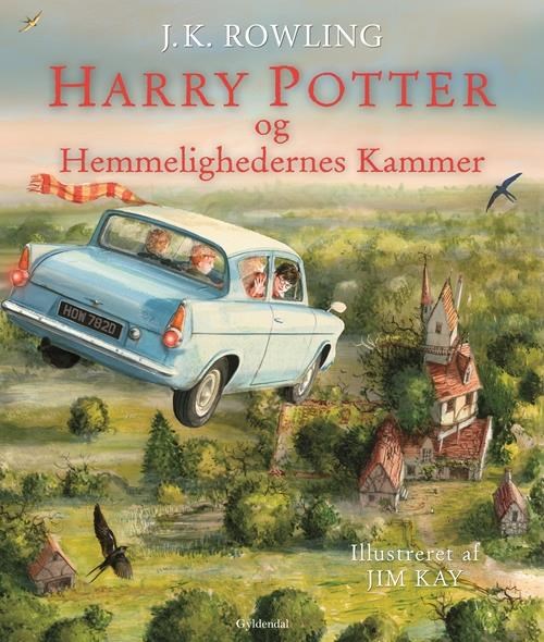 Harry Potter Illustreret 2 - Harry Potter og Hemmelighedernes Kammer - Ungdomsbog - hardcover Ungdomsbog 9788702204681