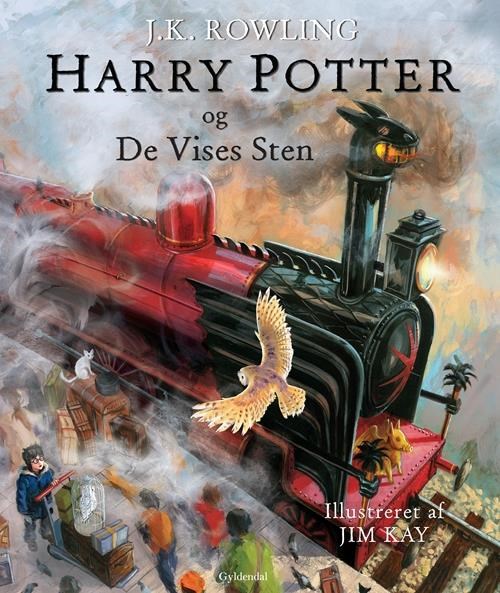 Harry Potter Illustreret 1 - Harry Potter og De Vises sten - Ungdomsbog - hardcover