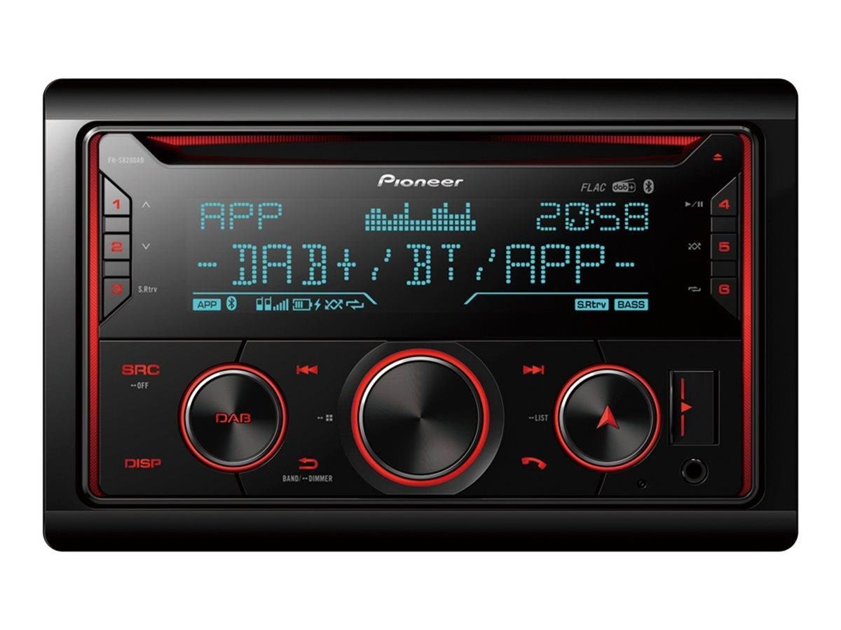 Pioneer FH S820DAB car radio - Bilradio Bilstereo Sort FH-S820DAB