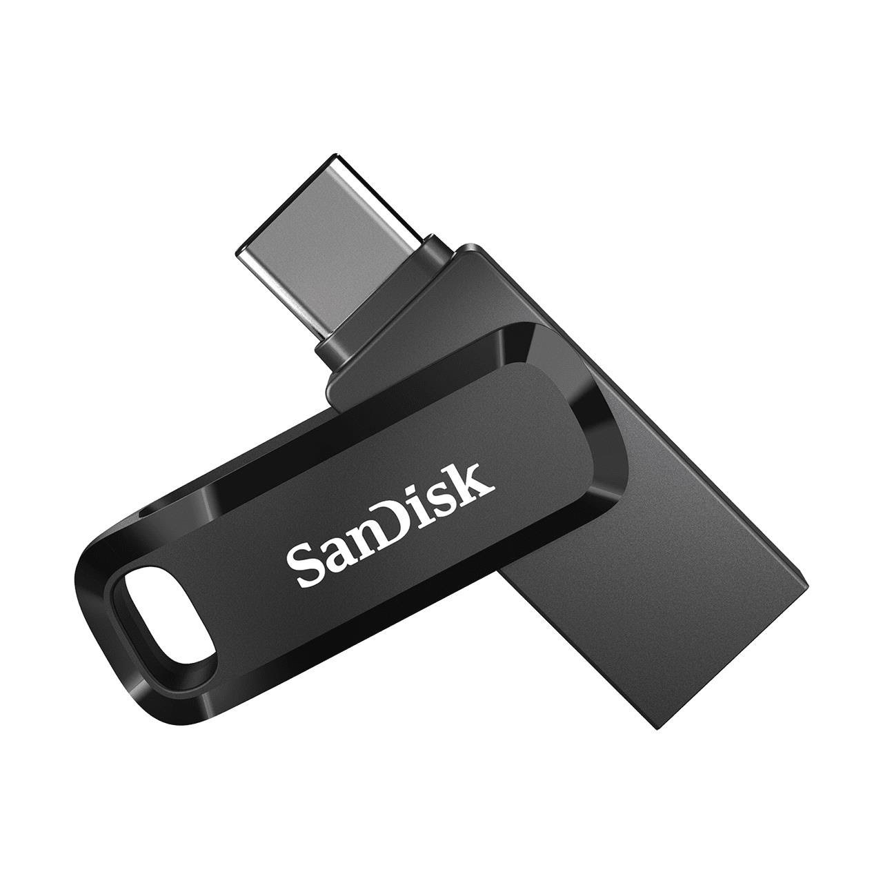 SANDISK Ultra Dual Drive Go - Sort - 256GB - USB Stick Usb Stick SDDDC3-256G-G46