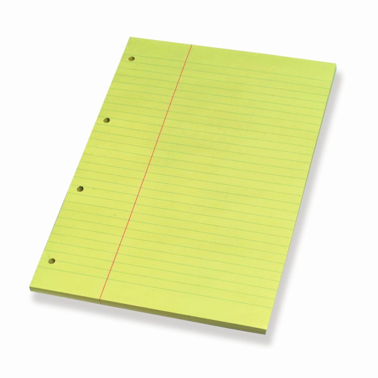 Bantex Gul Konceptblok, A4 Linjeret M/Margin Notesbog 100051856
