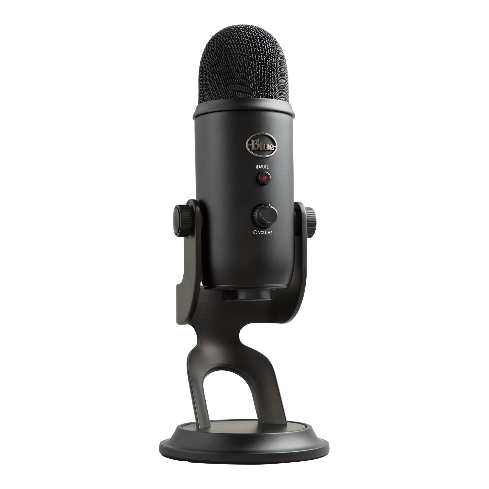 Blue Mic Yeti USB - Blackout - Microphone for Windows PC and Mac Mikrofon Sort 988-000229