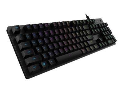 Logitech G512 Carbon GX Brown - ND - Gaming Tastatur - Nordisk - Sort Tastatur 920-009349