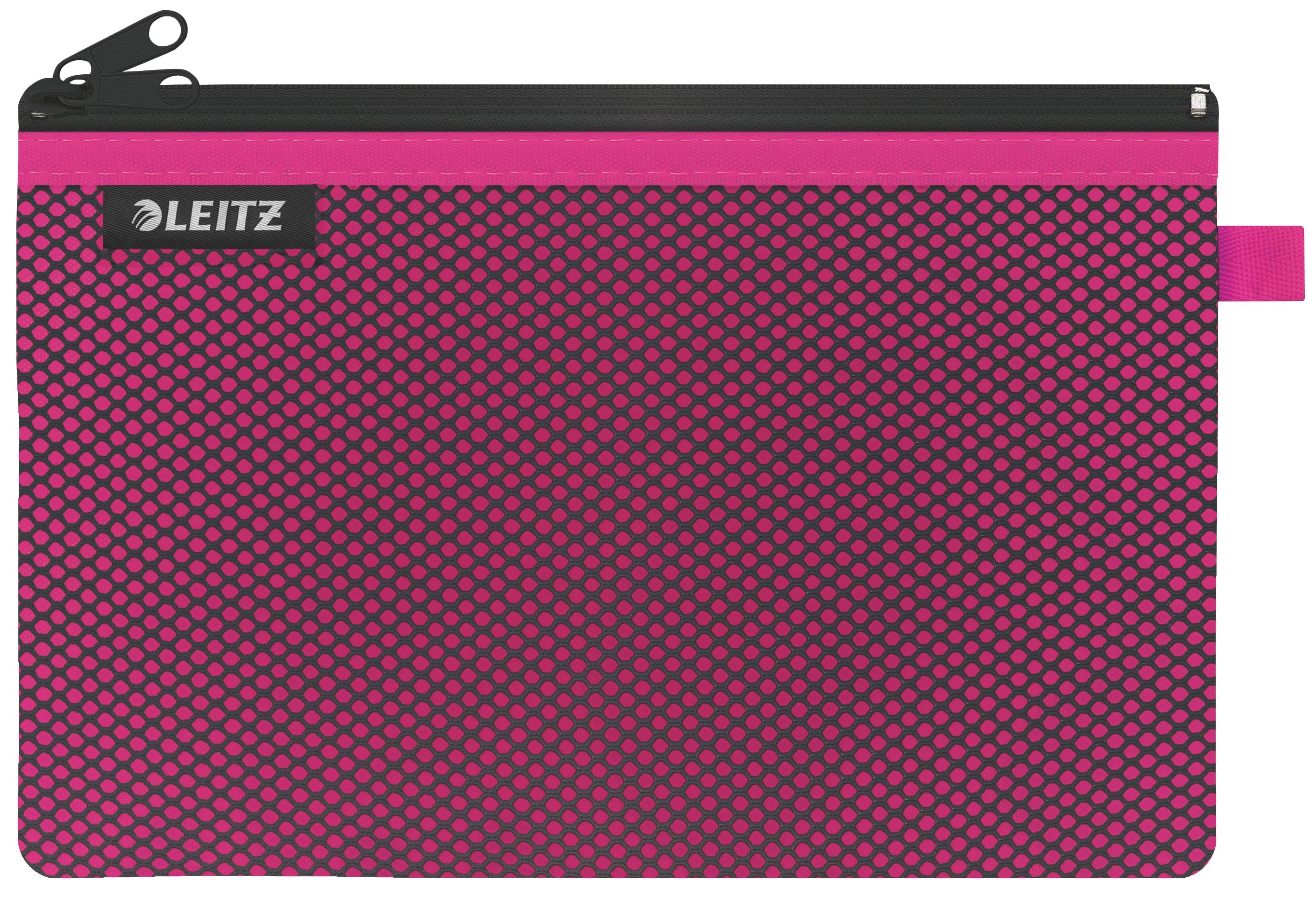 Leitz Lomme med 2 rum WOW Large Pink Rejseudstyr 40130023