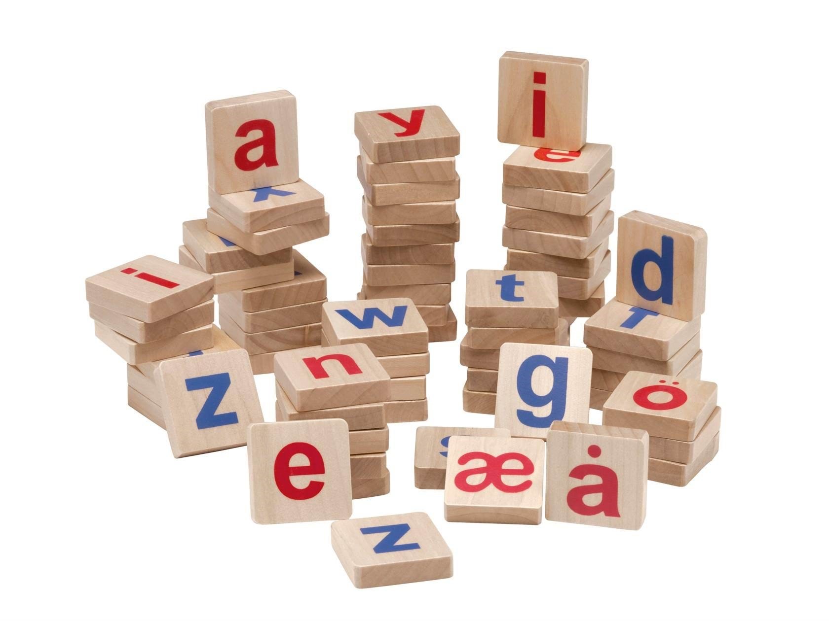Krea Small Letters With Magnet Trælegetøj 257a