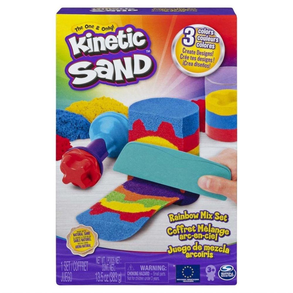 Kinetic Sand Rainbow Mix Sæt Kreativt Legetøj 6053691