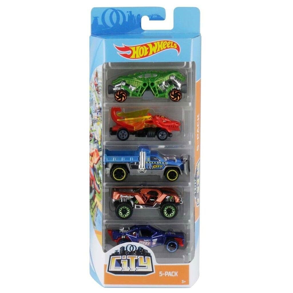 Hot Wheels Basics 5-pak Asst. Legetøjsbil 1806