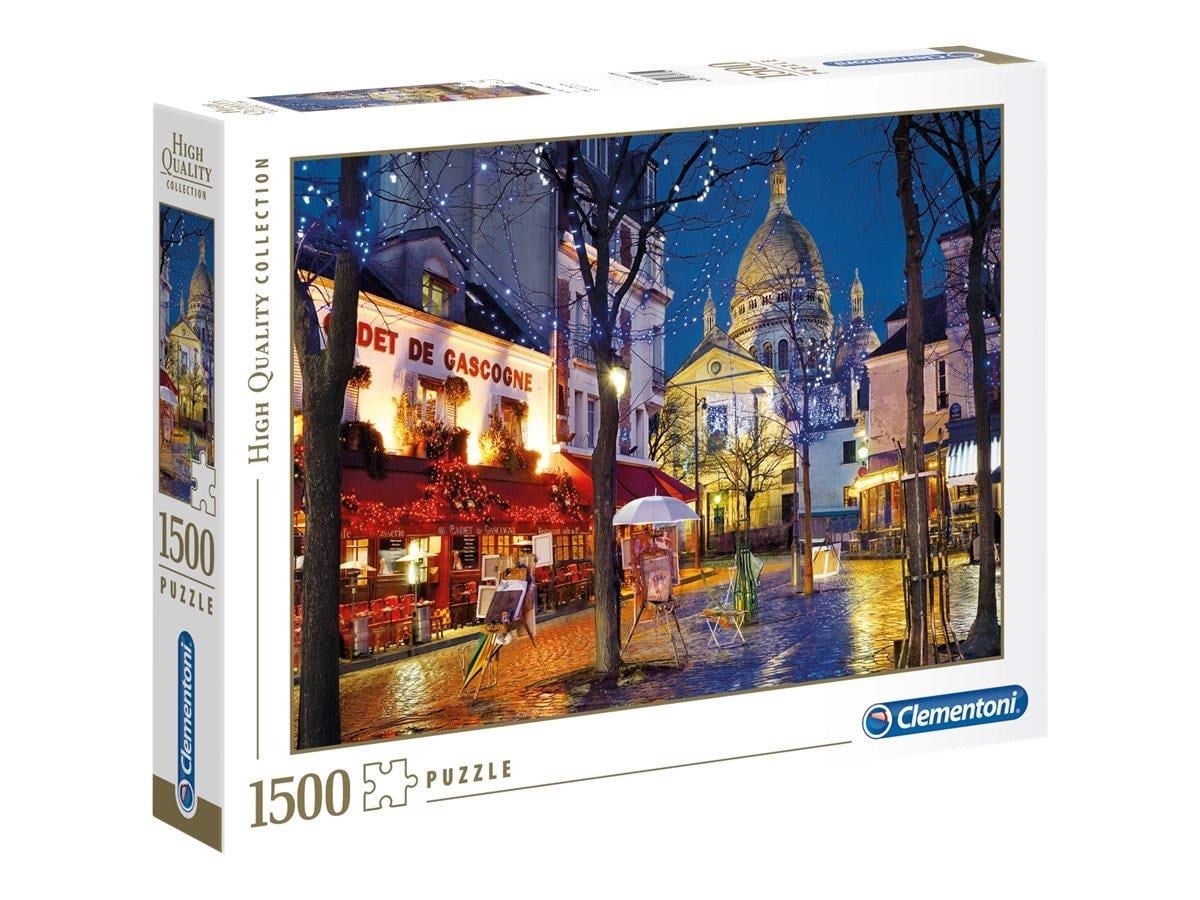 Clementoni Puslespil HQC Paris-Montmartre, 1500 brikker