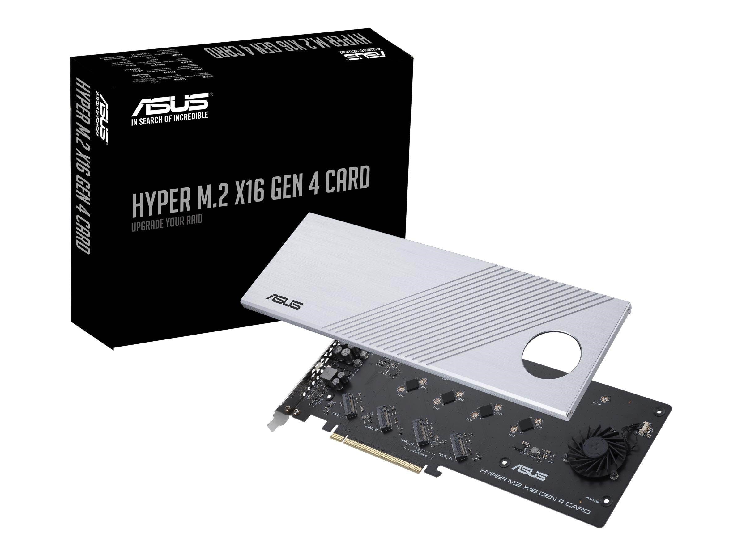 ASUS HYPER M.2 X16 Gen 4 CARD Harddisk Tilbehør 90MC08A0-M0EAY0