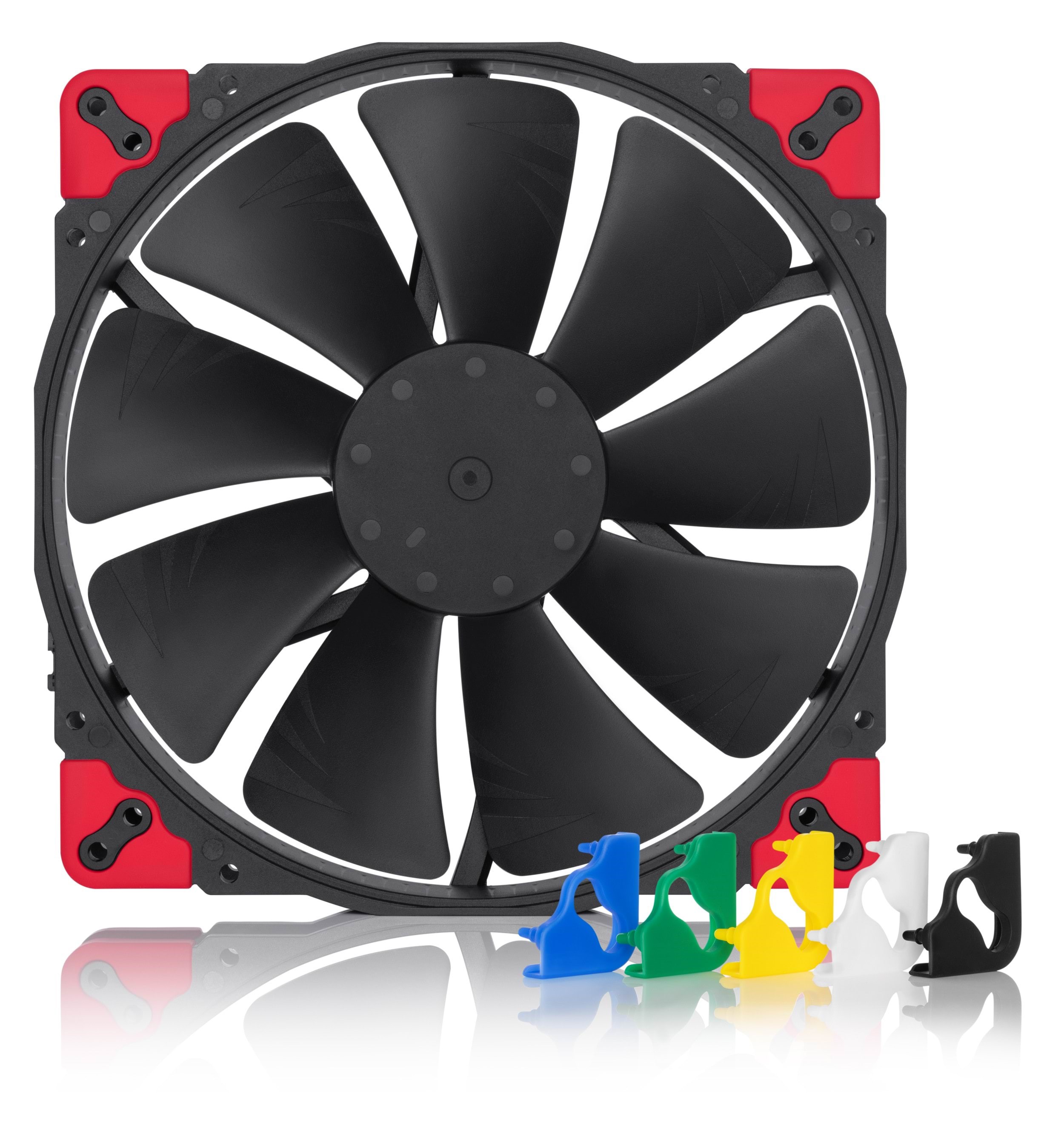 Noctua NF-A20 PWM chromax.black.swap - Kabinet køler - 200mm - Sort - 18 dBA Kabinetkøler NF-A20 PWM CH.BK.S