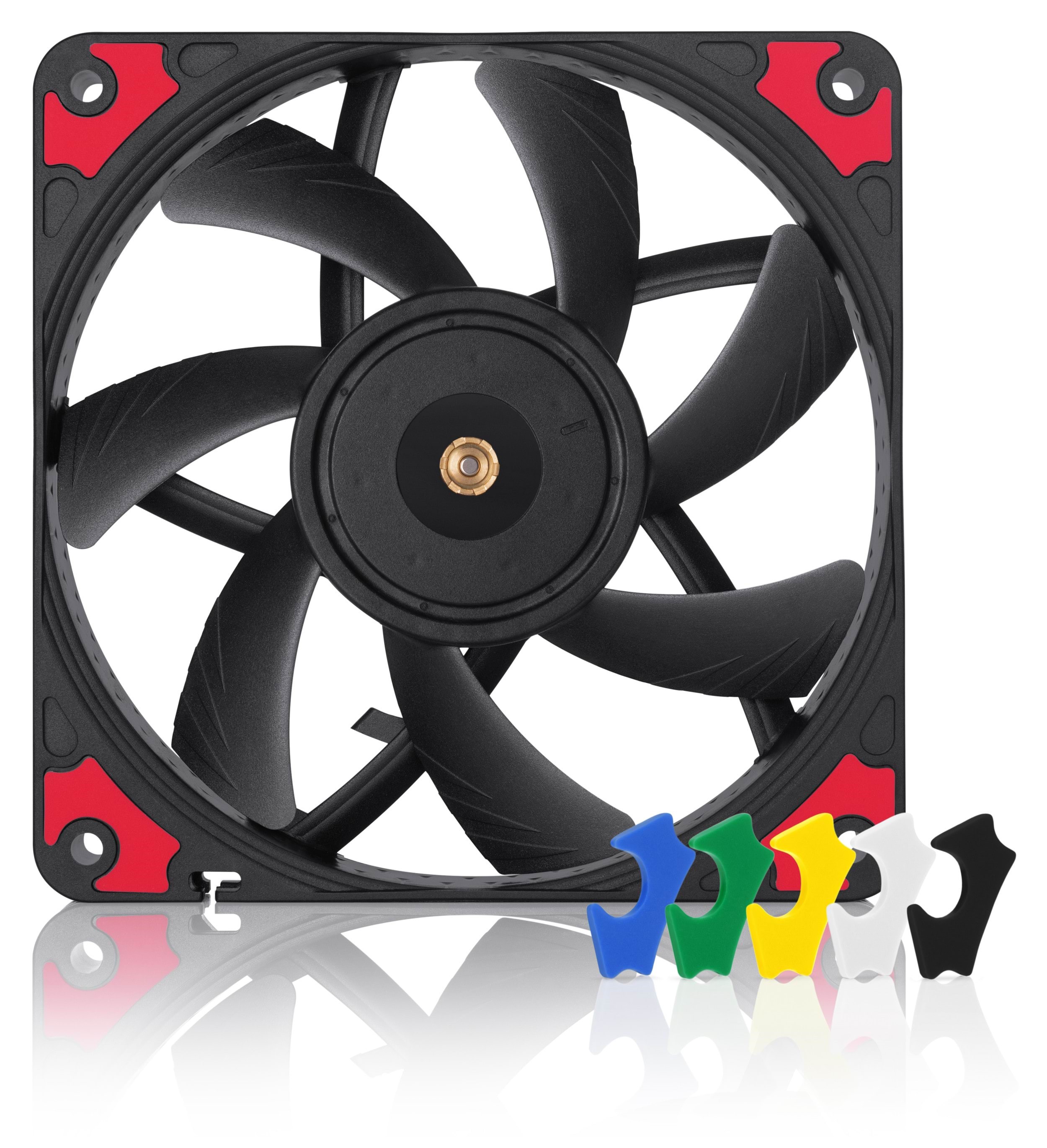Noctua NF-A12x15 PWM Chromax.black.swap - Kabinet køler - 120mm - Sort - 24 dBA Kabinetkøler NF-A12x15 PWM CH.BK.S