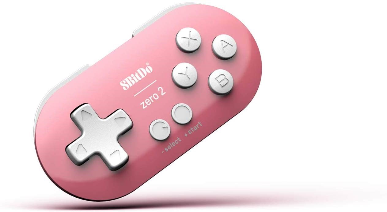 8BitDo Zero 2 - Pocket-size - Pink - Wireless Controller - Android Spil Tilbehør 6922621501138