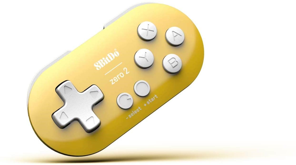 8BitDo Zero 2 - Pocket-size - Yellow - Wireless Controller - Android