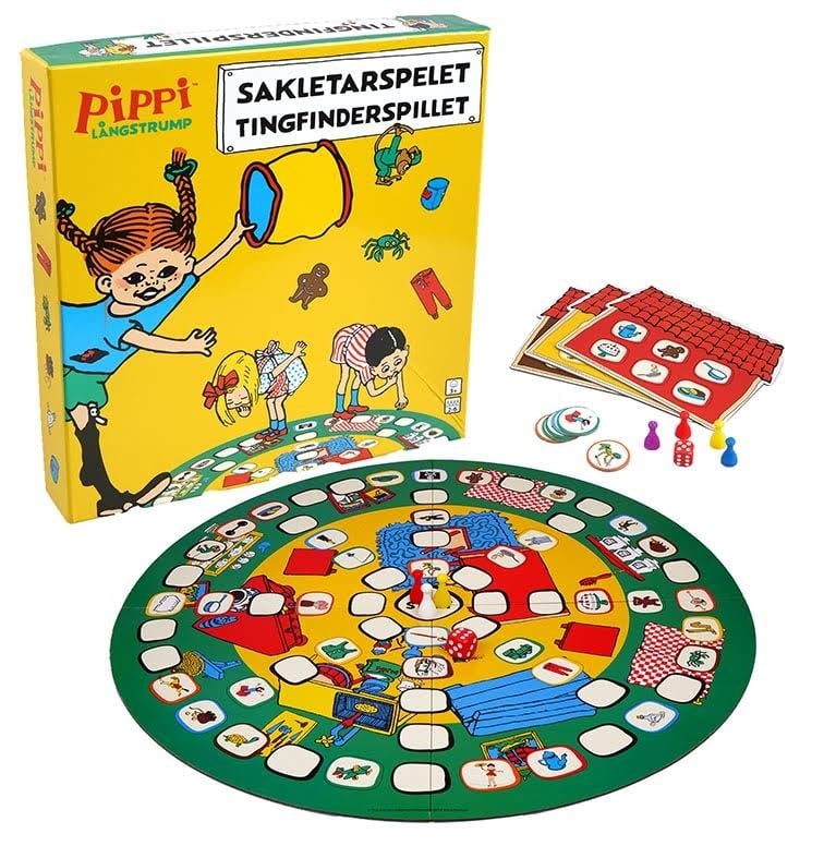 Barbo Toys Pippi Langstrømpe - Tingfinder spillet Brætspil 8605