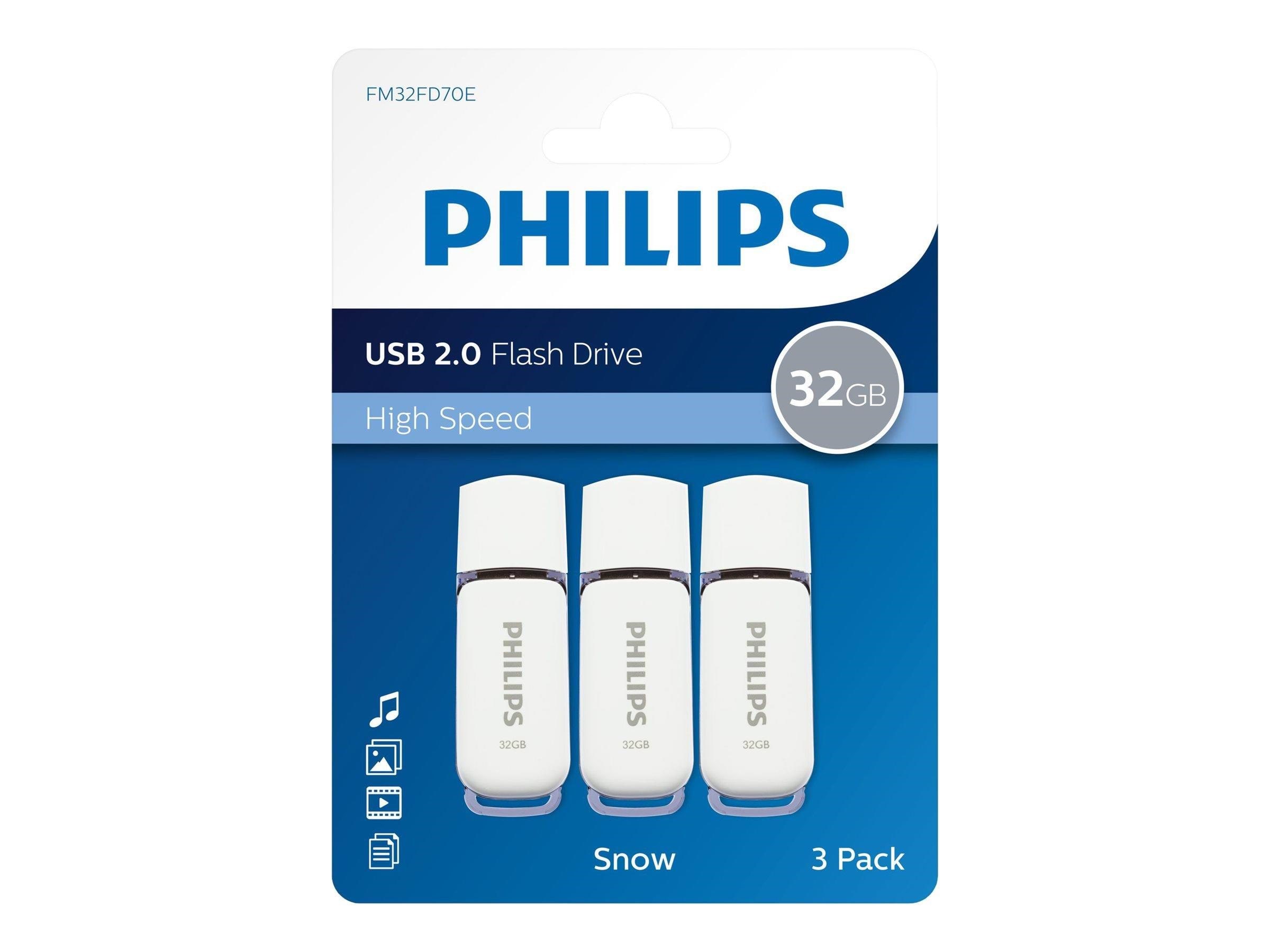 Philips Snow Edition 2.0 - 32GB - USB Stick Usb Stick Hvid FM32FD70E/00