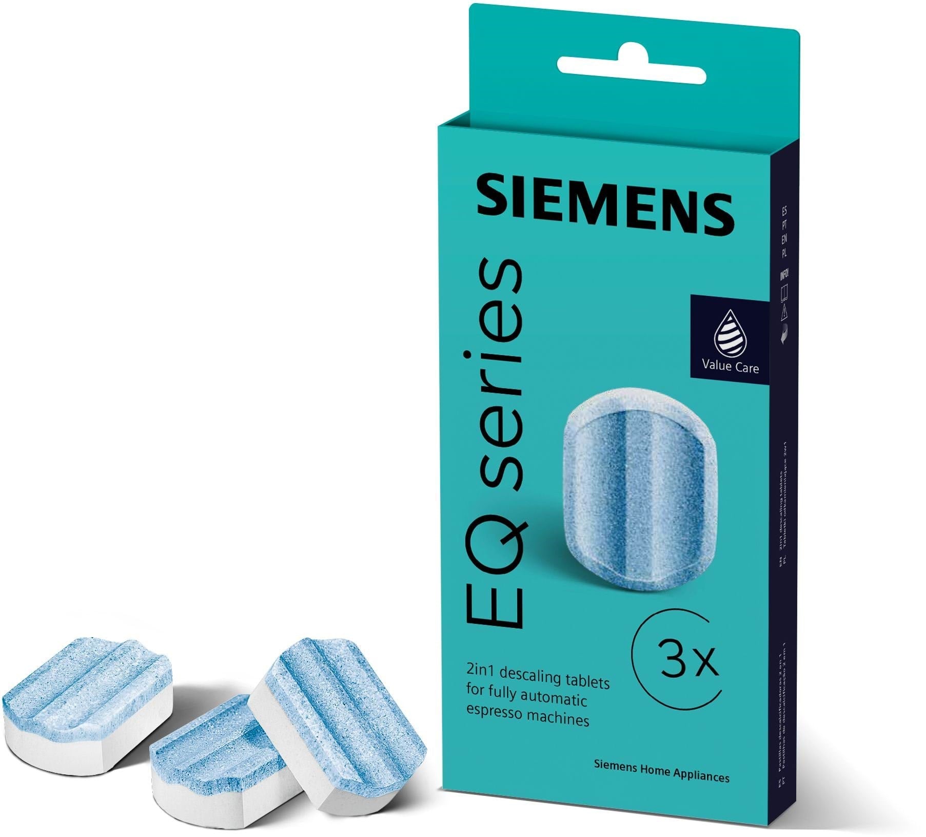 Siemens Descaling tablets for espressomaskiner Bosch/ TZ80002 Kaffemaskine Grå TZ80002B