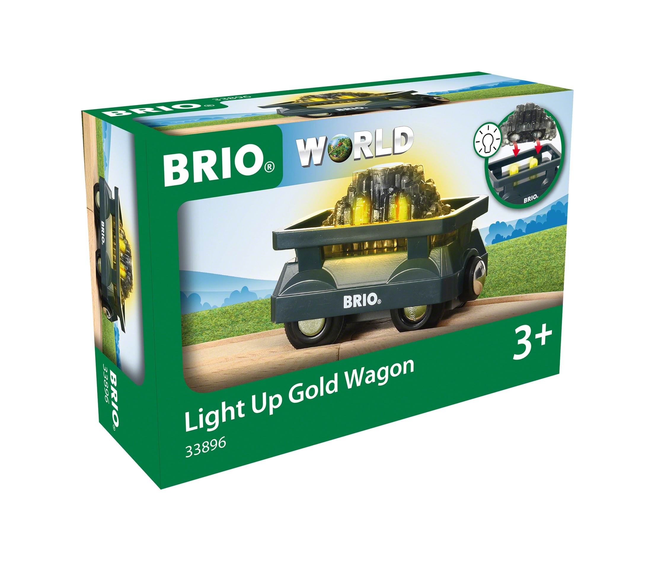 Brio 33896 Guldvogn med lys Brio Tog