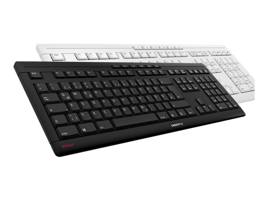 Cherry STREAM - Tastatur - Nordisk - Sort Tastatur JK-8500PN-2