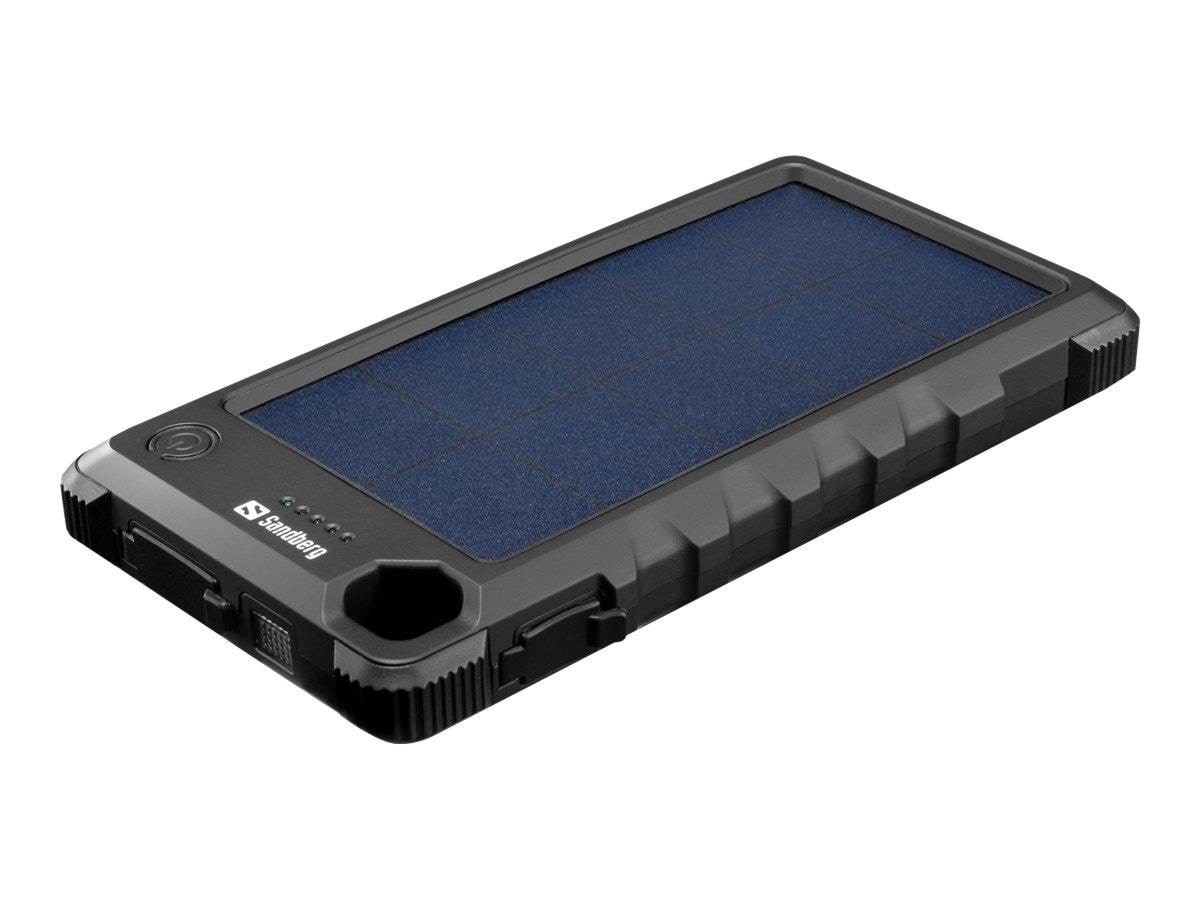 Sandberg Outdoor Solar Powerbank 10000 - 10000 mAh Powerbank Sort 420-53